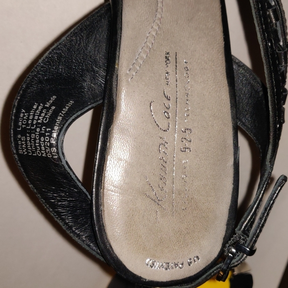 Kenneth Cole high heels leather sandals - Picture 4 of 4